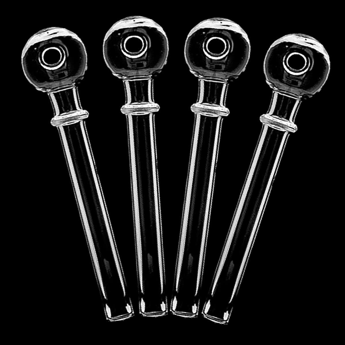 Pack de 4 pipas de cristal rectas de 12,7 cm, foto 2