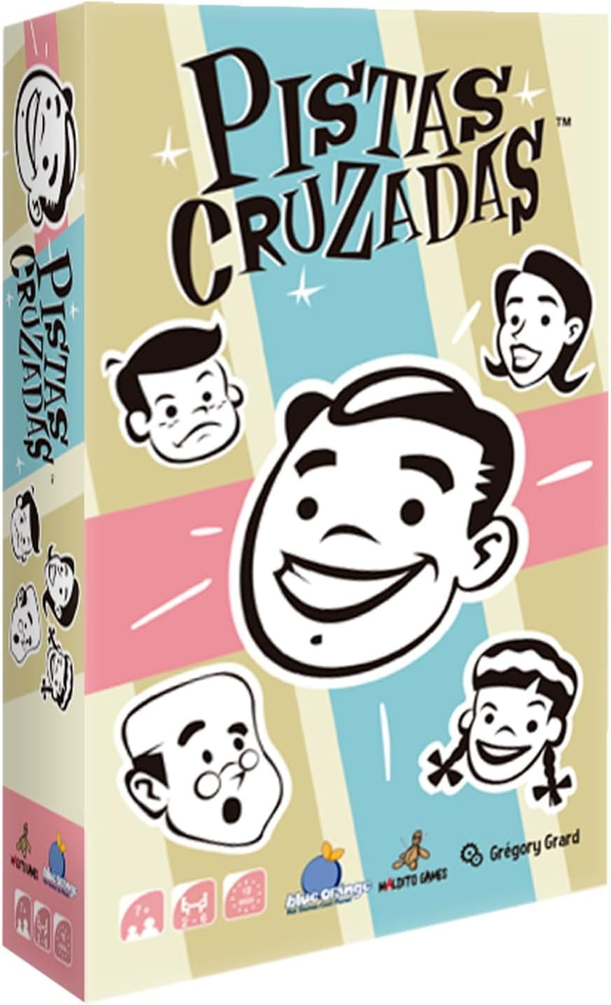 Caja de Pistas Cruzadas con la cuadrícula de palabras