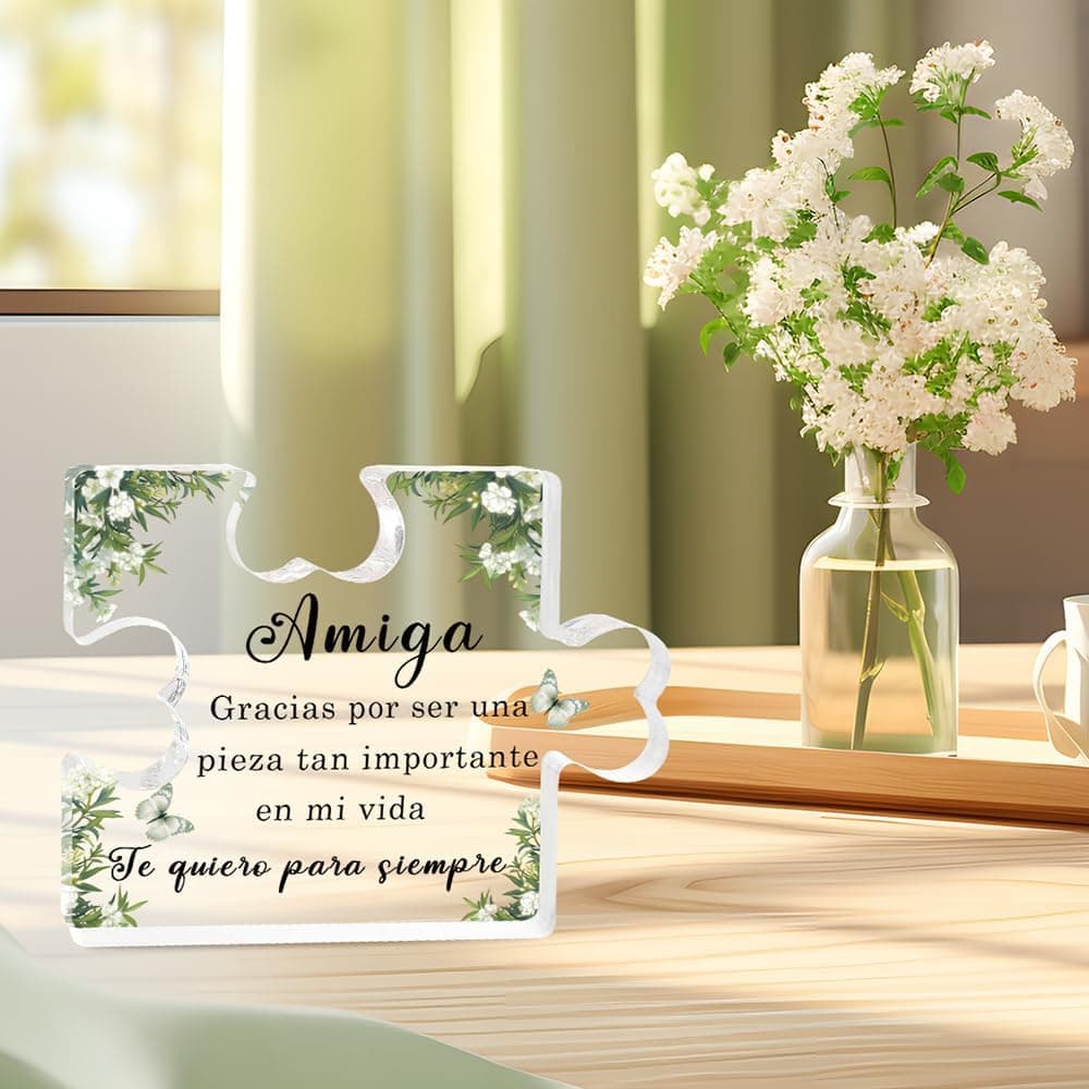 Placa Acrílica de Corazón para una Amiga, foto 3