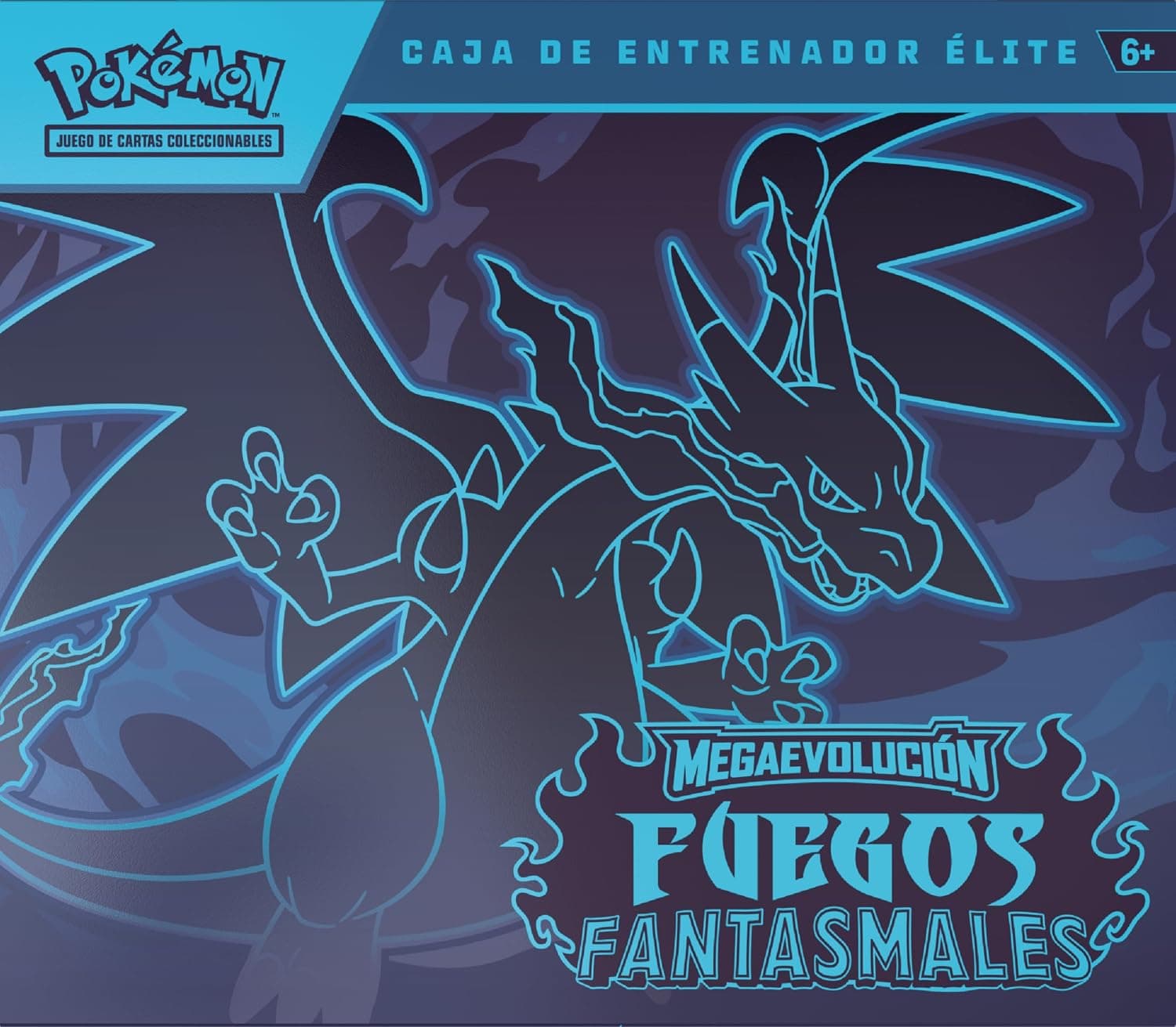 Contenido de la Elite Trainer Box Fuegos Fantasmales, sobres y accesorios
