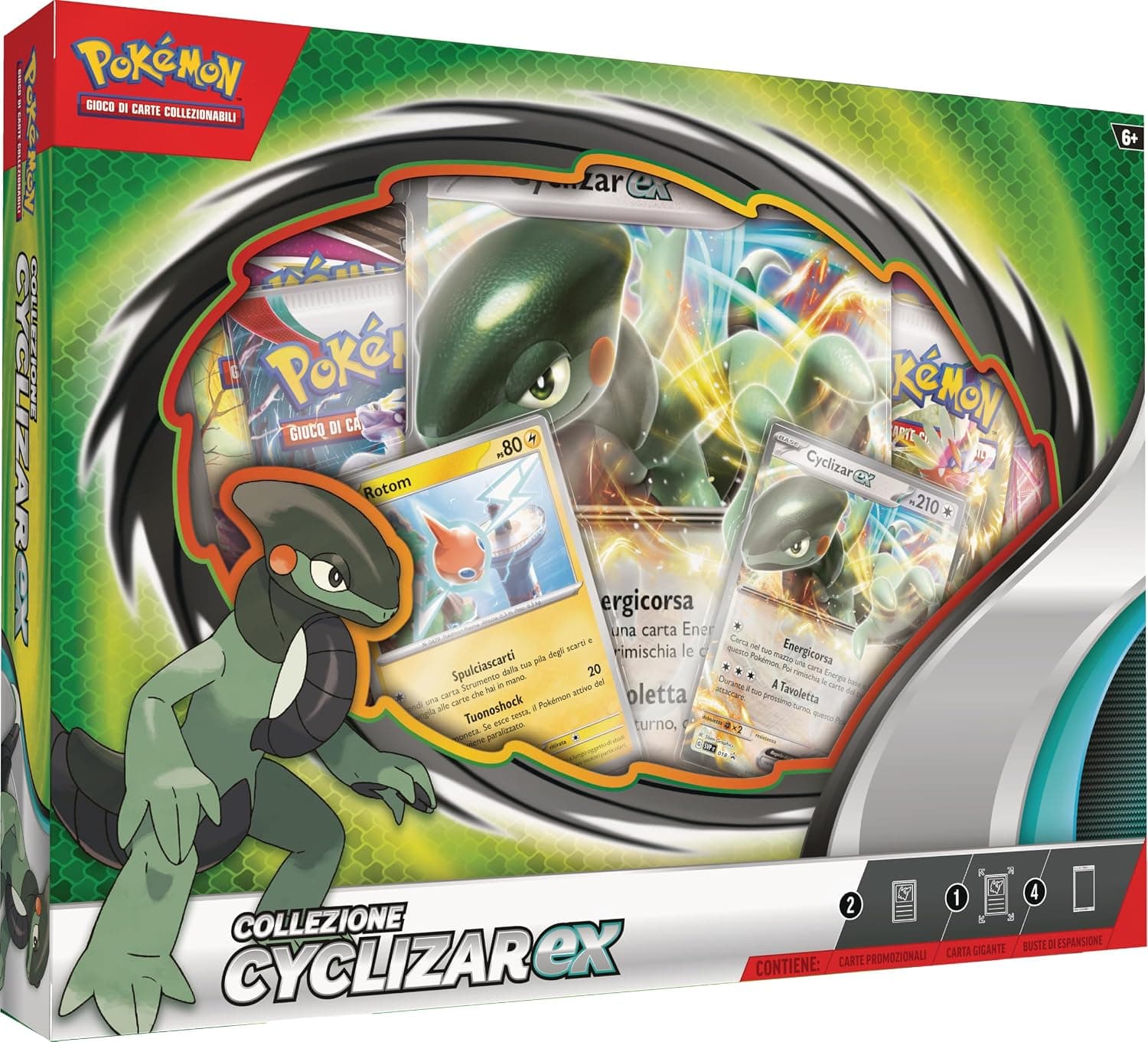 Colección de Cyclizar ex con la carta de gran tamaño y los cuatro sobres de refuerzo