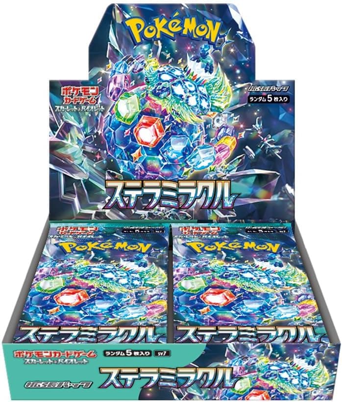 Caja japonesa de Pokémon Stellar Miracle con ilustración de Terapagos