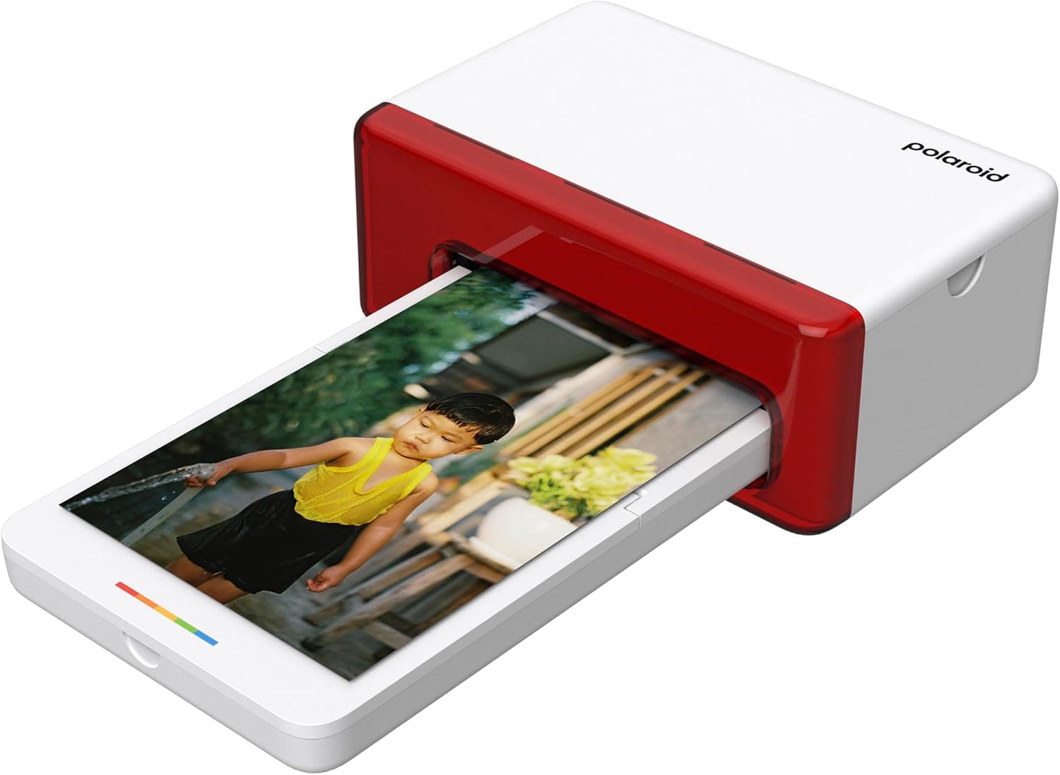 La impresora imprimiendo una foto en color desde el móvil por Bluetooth