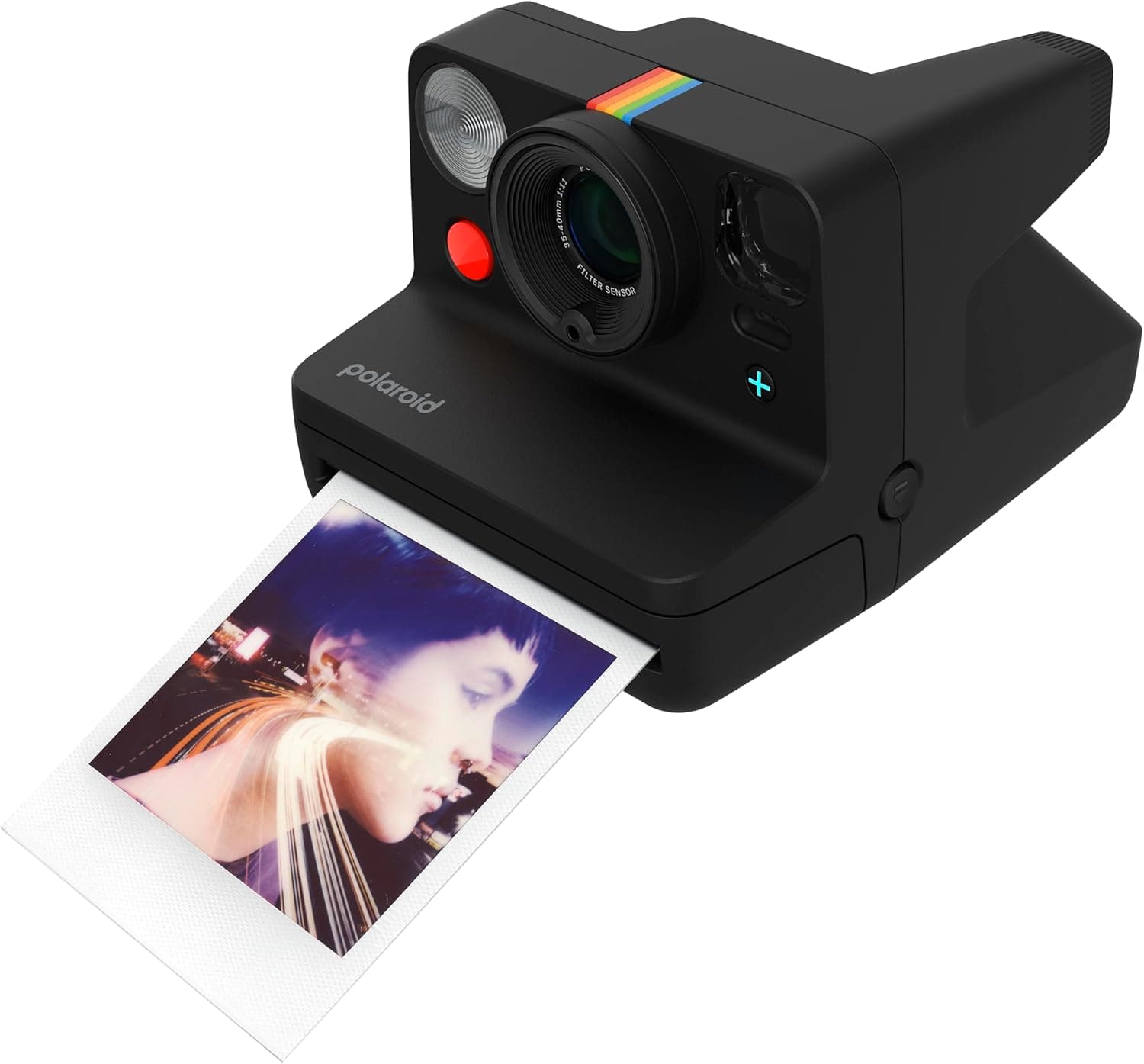 El sistema de autoenfoque de doble lente de la Polaroid Now+ Gen 3