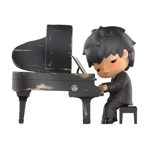 Figura Pop Mart Hirono The Pianist en su caja