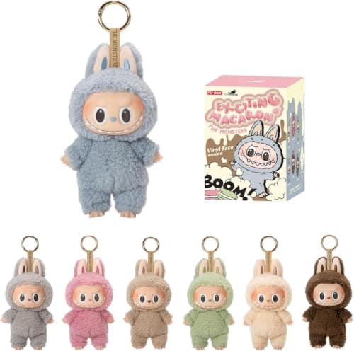 Figura Labubu Pop Mart diseño macarón