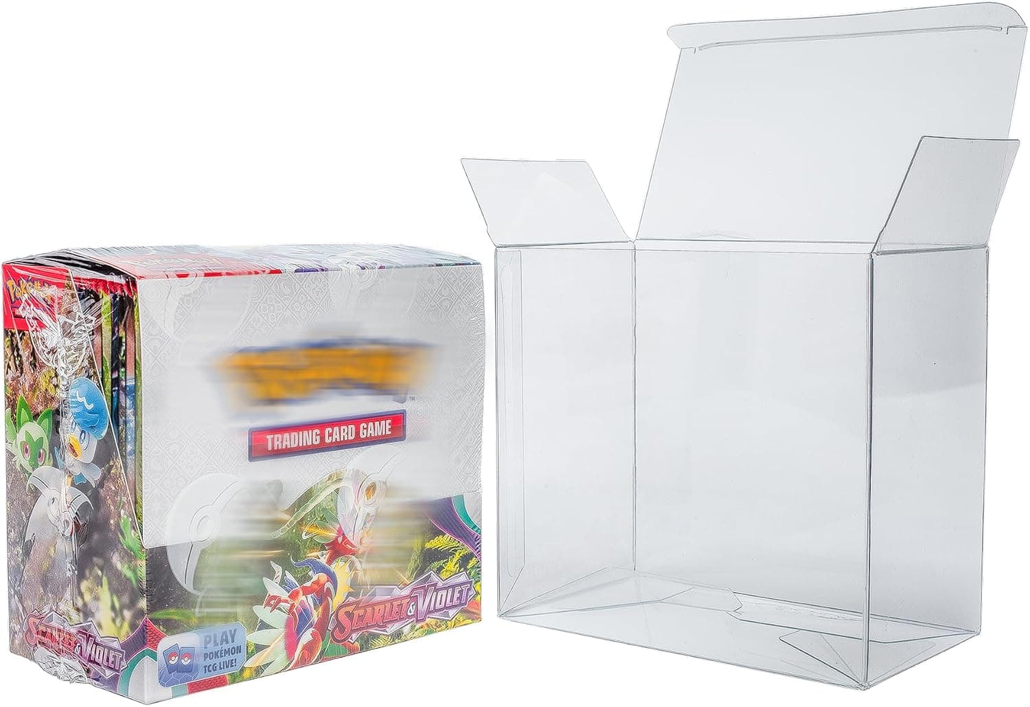 El protector PET plegable con las medidas de ajuste marcadas