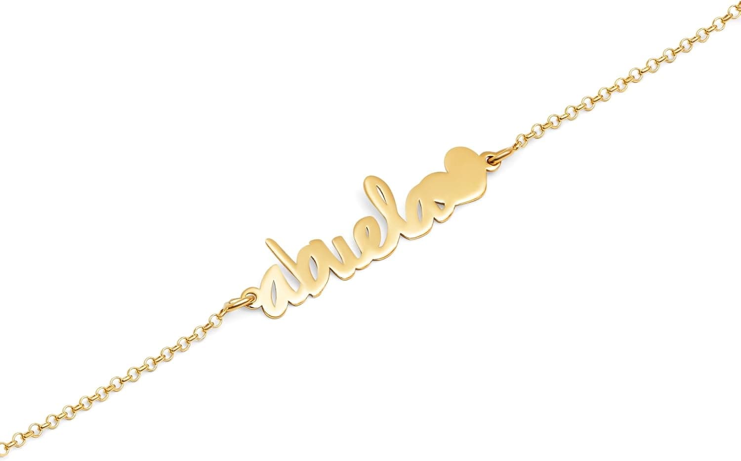 SINGULARU Pulsera Abuela Heart de Plata de Ley, foto 3