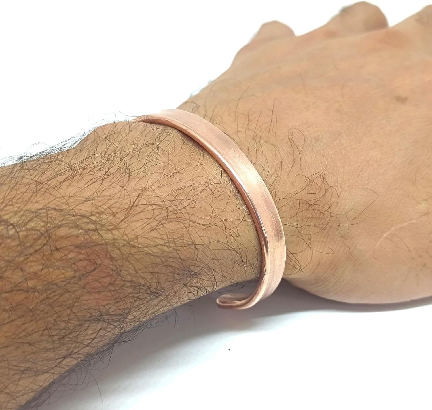 Pulsera de Cobre Puro Hecha a Mano para Hombre, foto 3