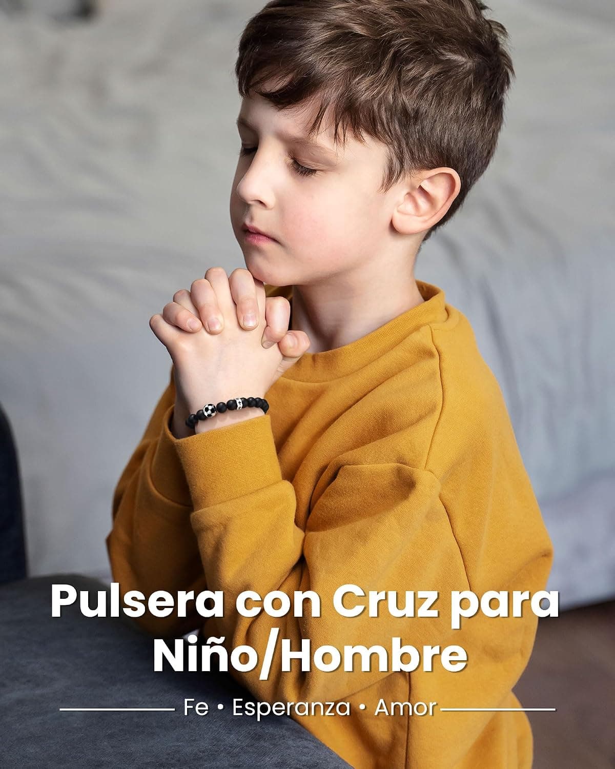 Pulsera de comunión con cruz ajustable, foto 2
