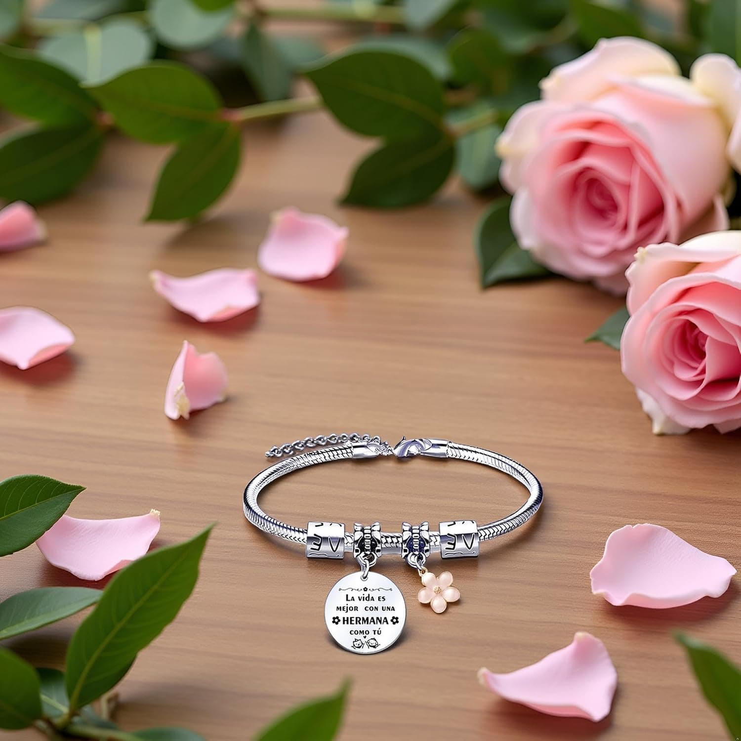Pulsera con Mensaje para Hermana Mayor, foto 3