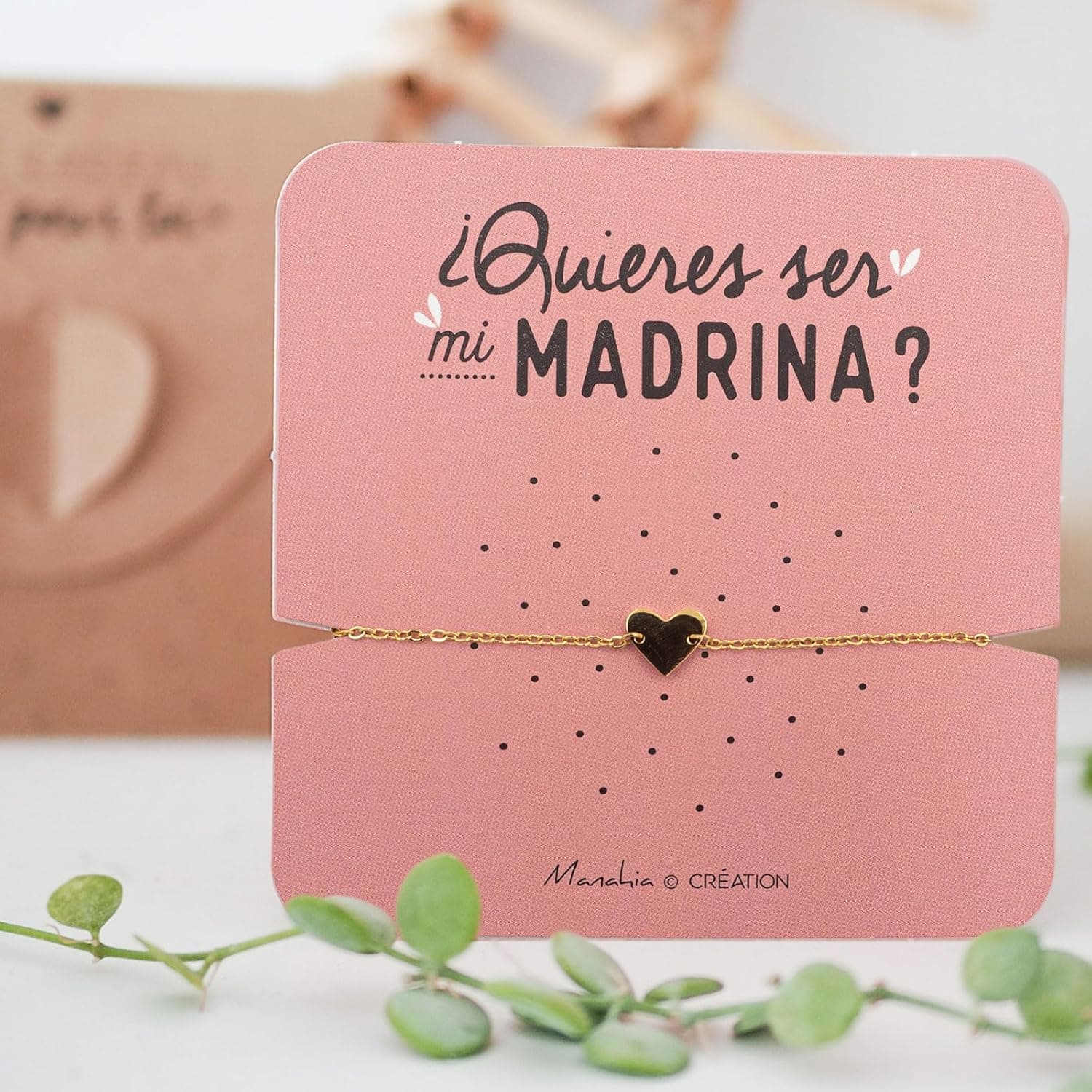 Manahia Pulsera dorada «¿Quieres ser mi madrina?», foto 3