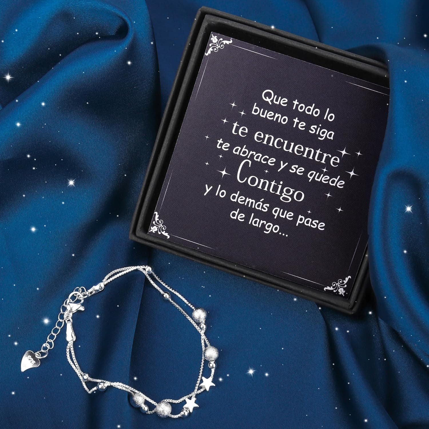 Pulsera Plateada Sencilla para Mujer, foto 3