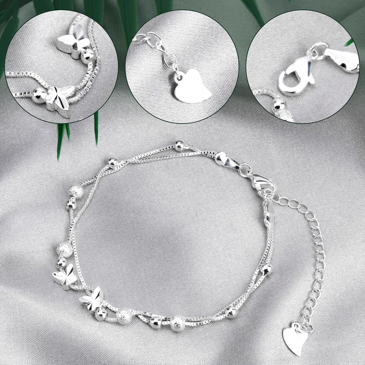 Pulsera de plata para mujer, foto 3