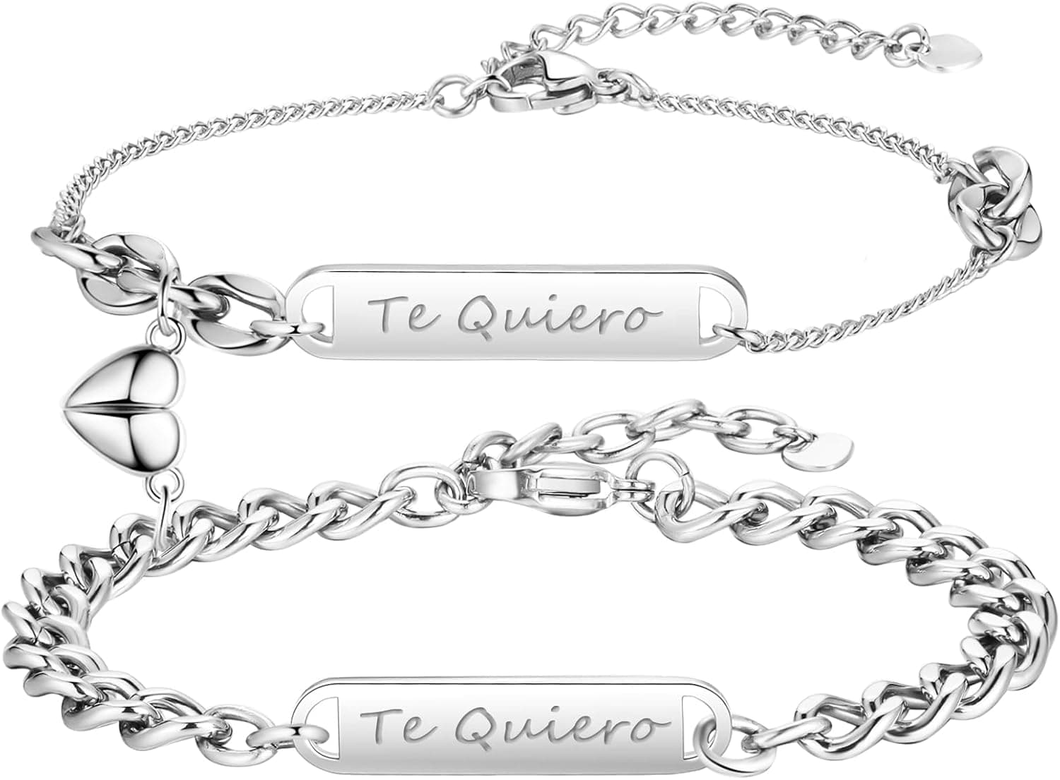Pack de dos pulseras magnéticas para pareja