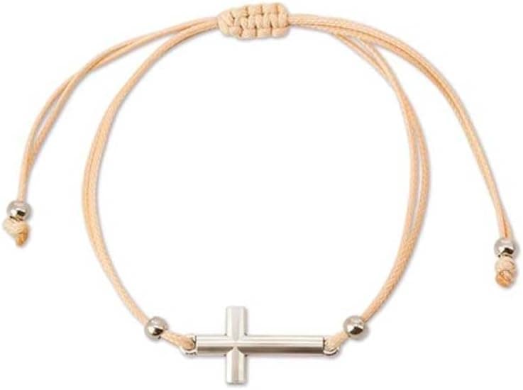 Lote de 20 pulseras de tela con cruz, detalle para invitados, foto 3
