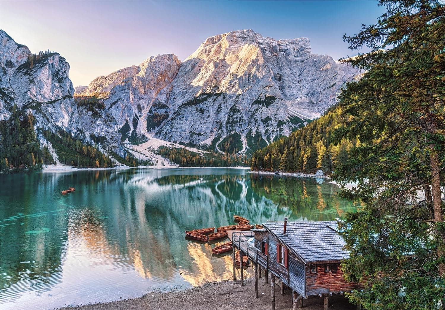 Puzzle de 1000 piezas del lago de Braies, foto 2