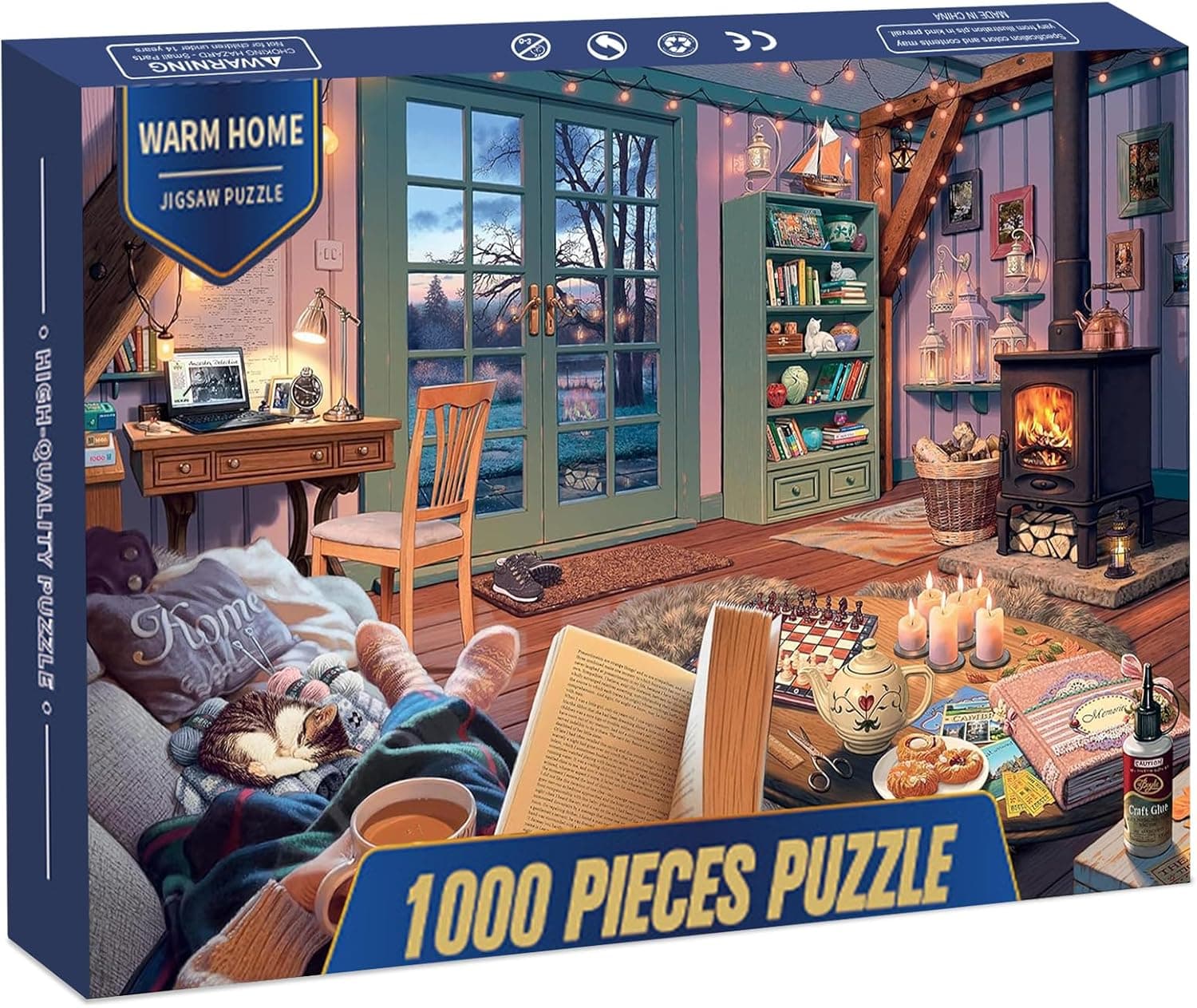 Puzzle de 1000 piezas "cálido hogar", foto 2