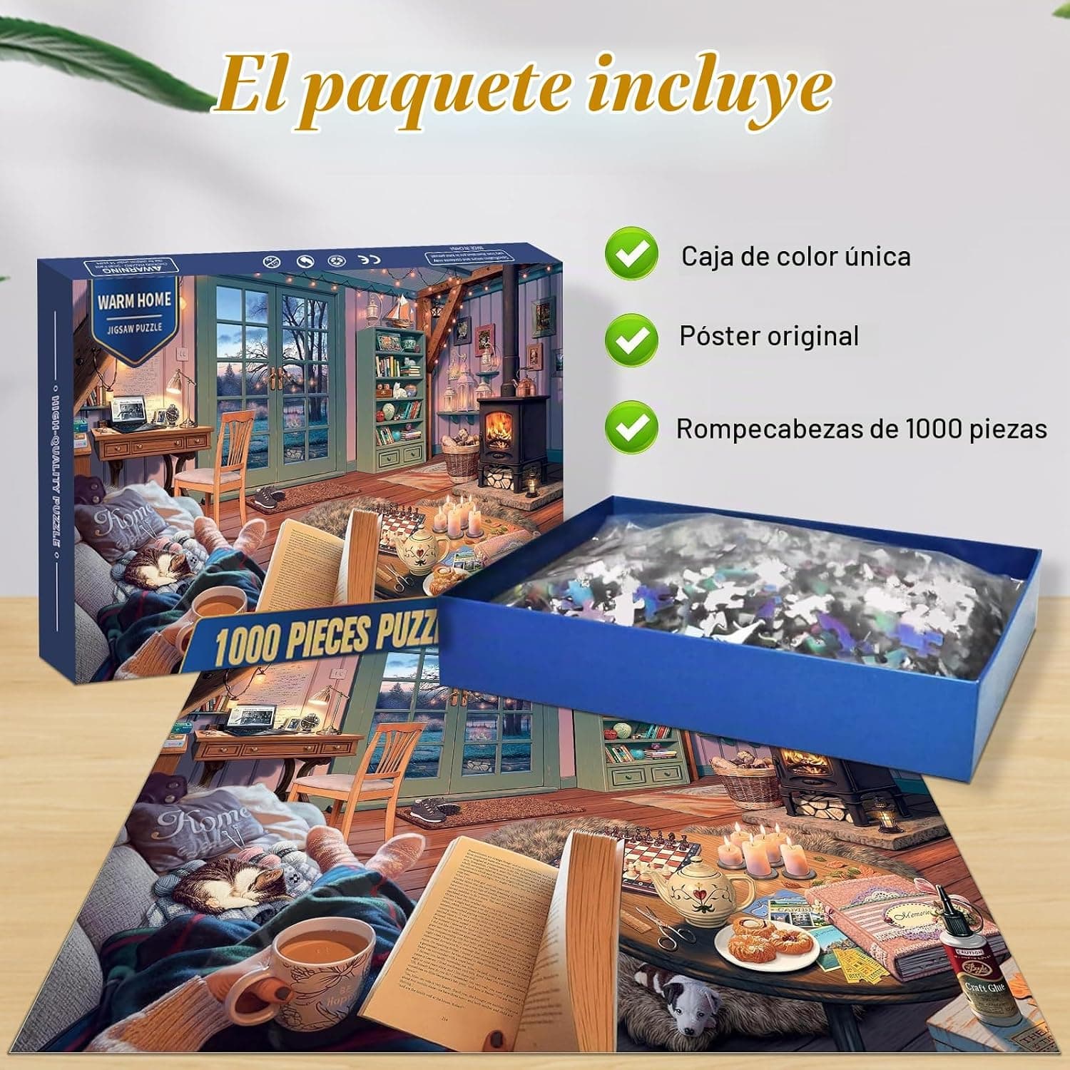 Puzzle de 1000 piezas "cálido hogar", foto 3