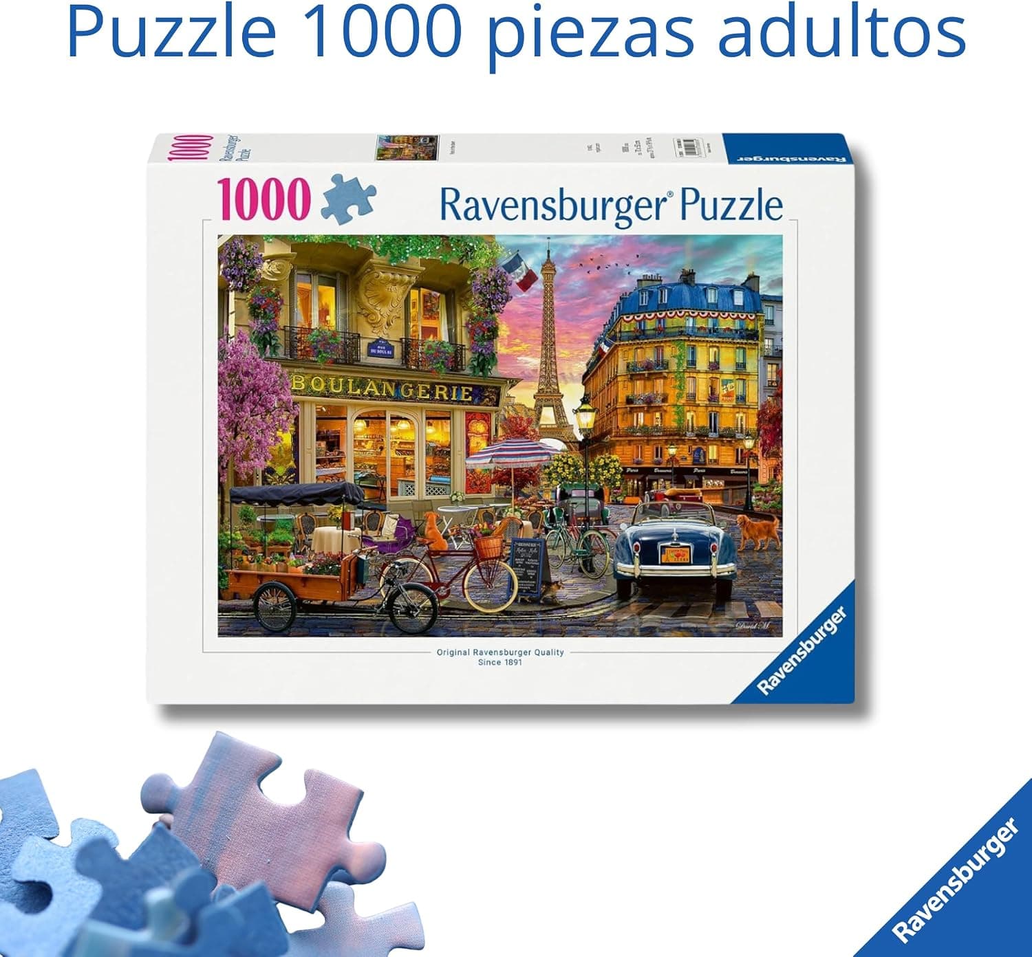 Puzzle de 1000 piezas de París (Ravensburger), foto 3