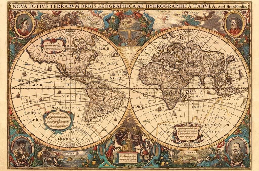 Puzzle de 5000 piezas «Mapamundi histórico», foto 2