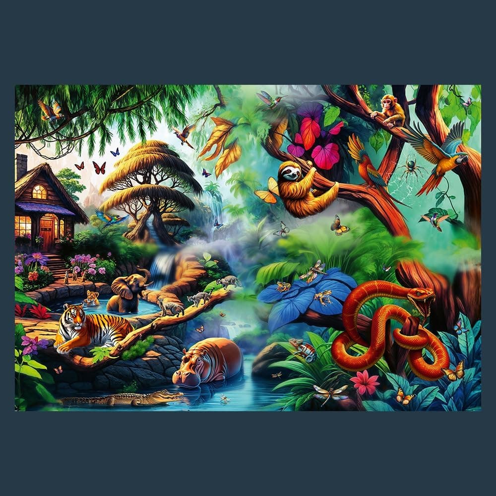 Puzzle de 6000 piezas, selva de maravillas, de Trefl Prime, foto 2