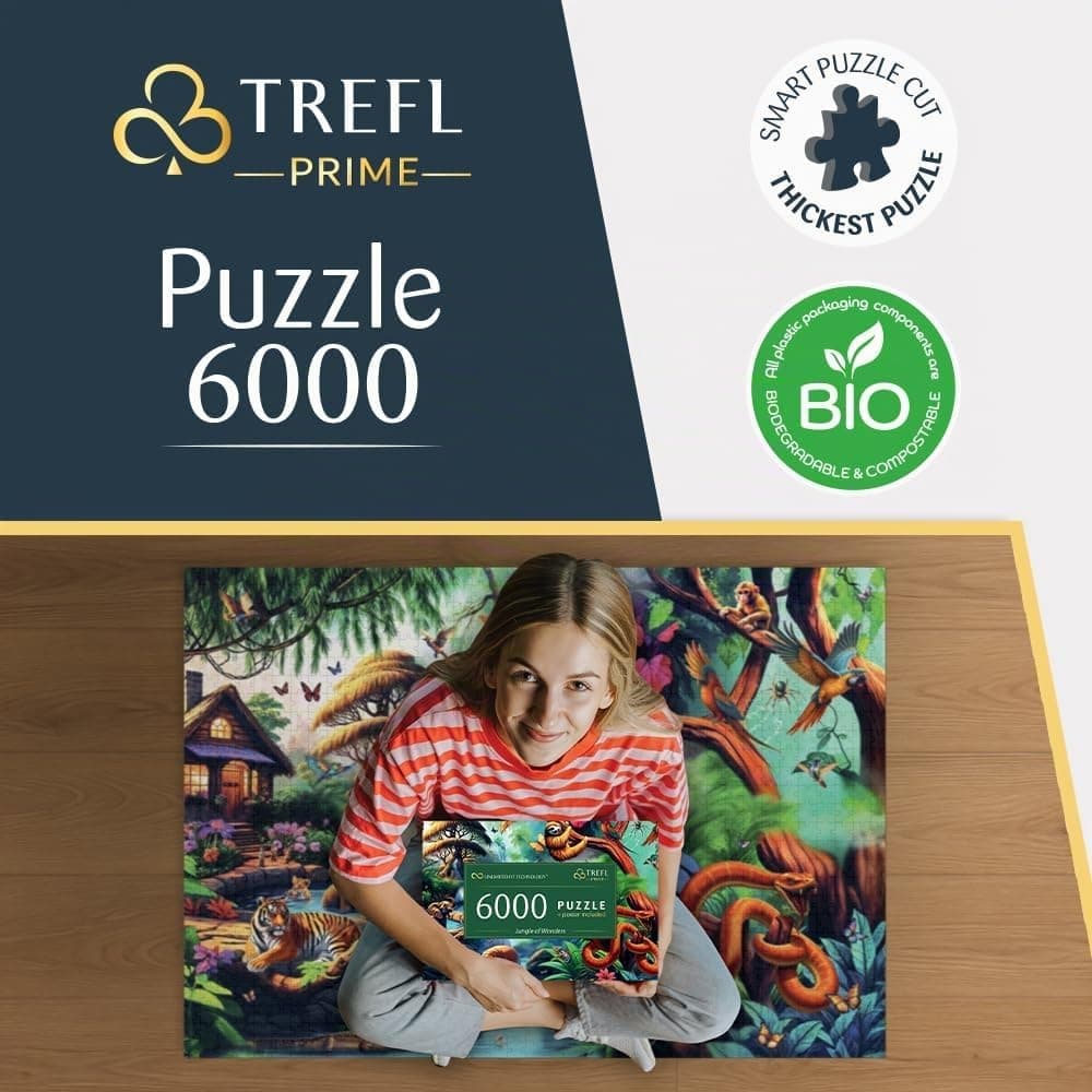 Puzzle de 6000 piezas, selva de maravillas, de Trefl Prime, foto 3