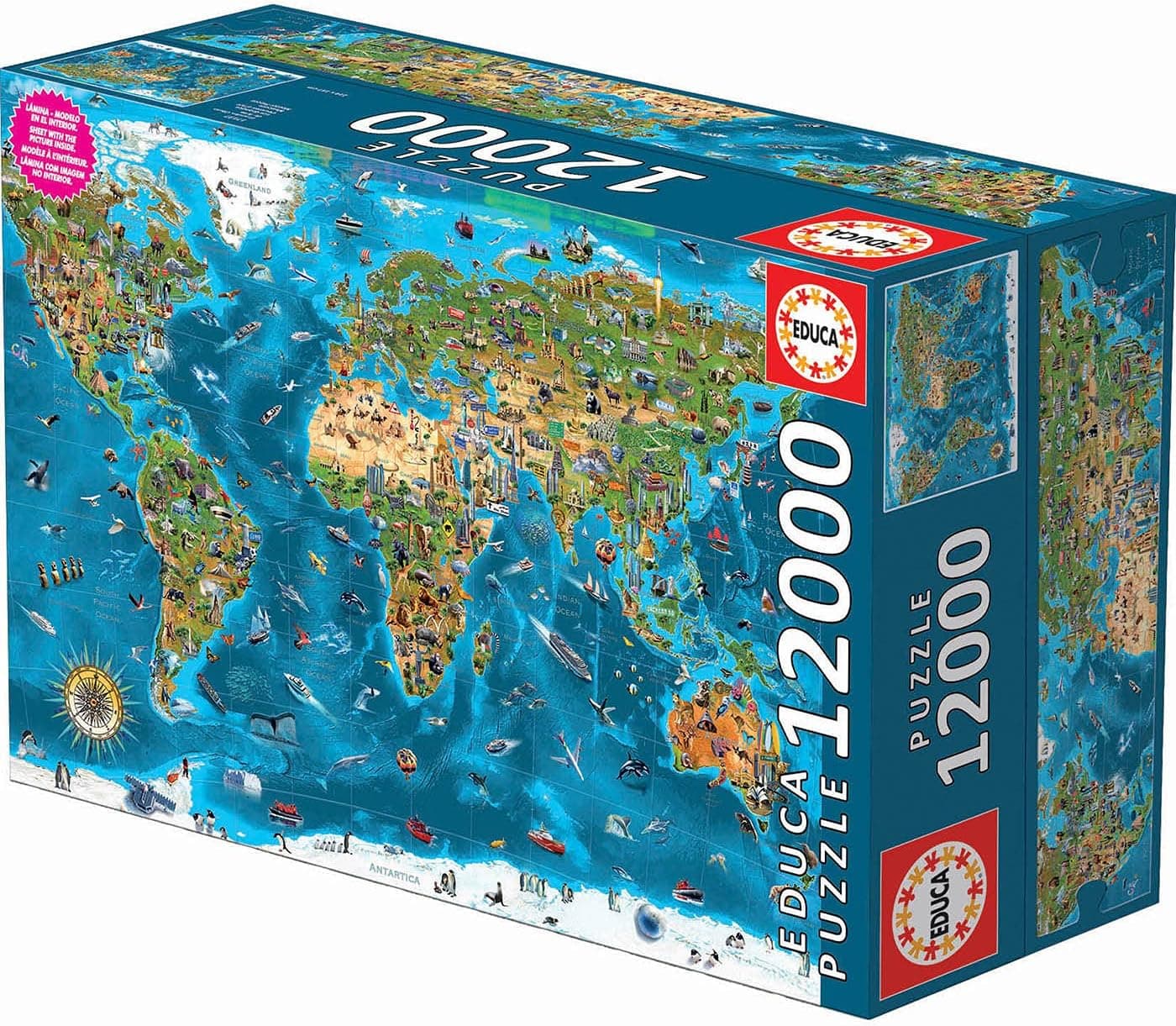 Puzzle gigante de 12.000 piezas «Maravillas del mundo», foto 3