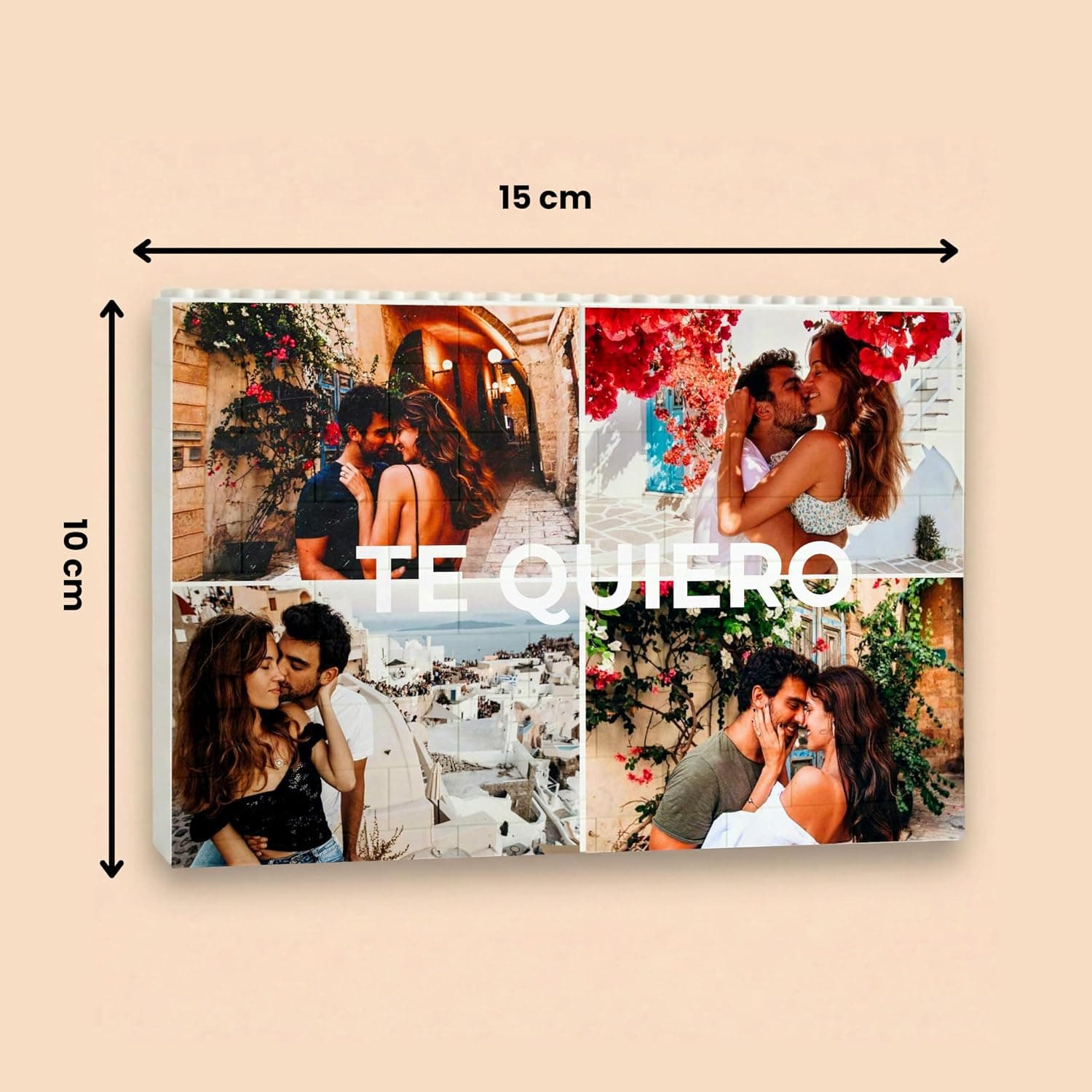 Puzzle personalizado con 4 fotos y texto, foto 3