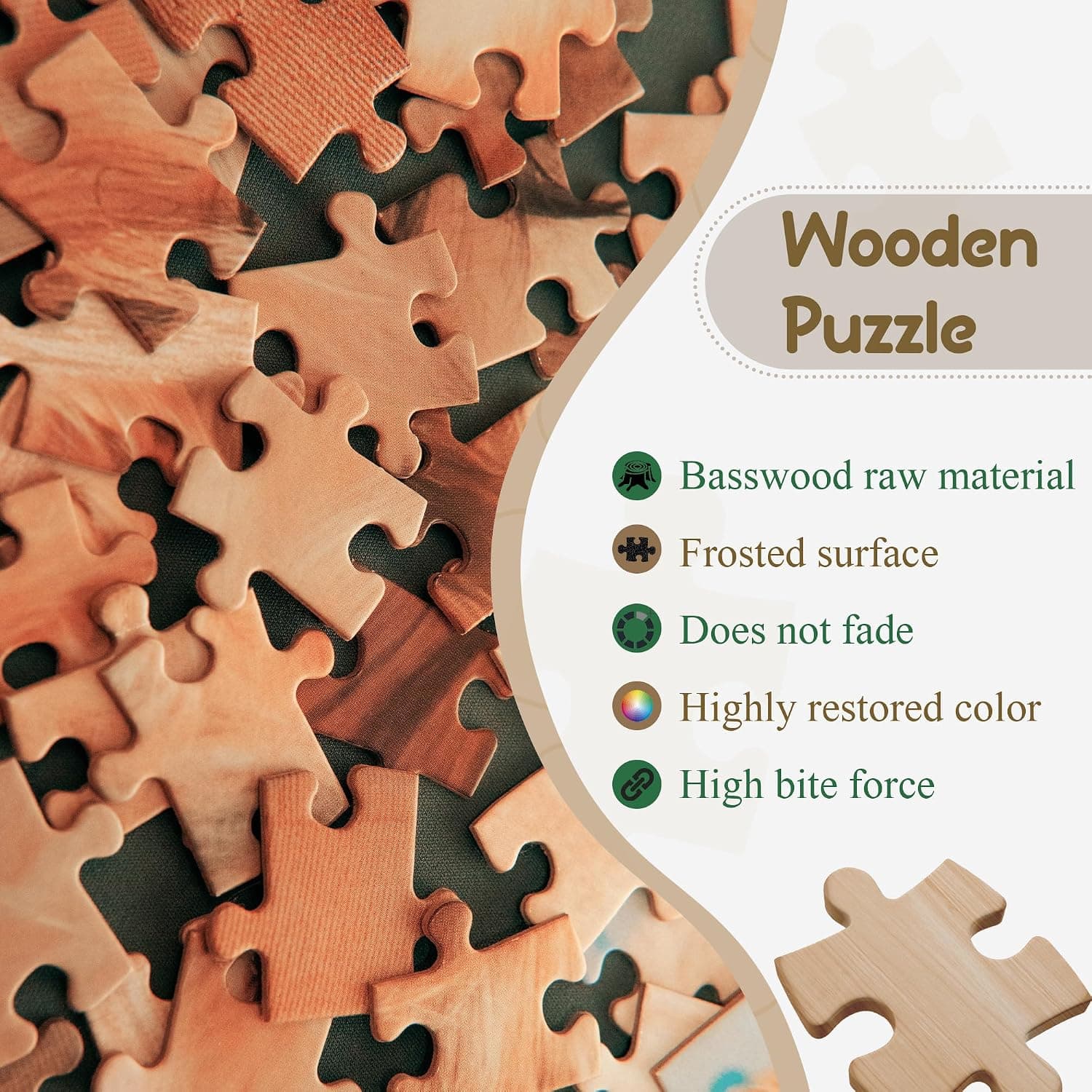 Puzzle de madera personalizado con foto, foto 3