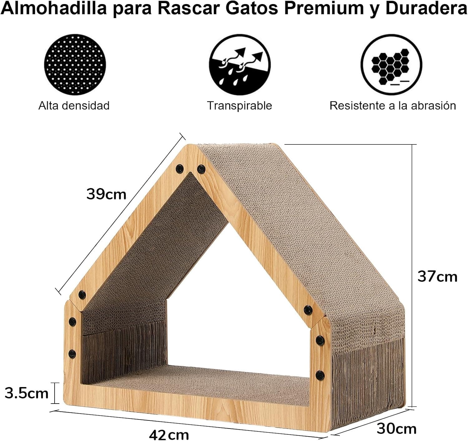 Rascador Casa de Cartón FUKUMARU, foto 2