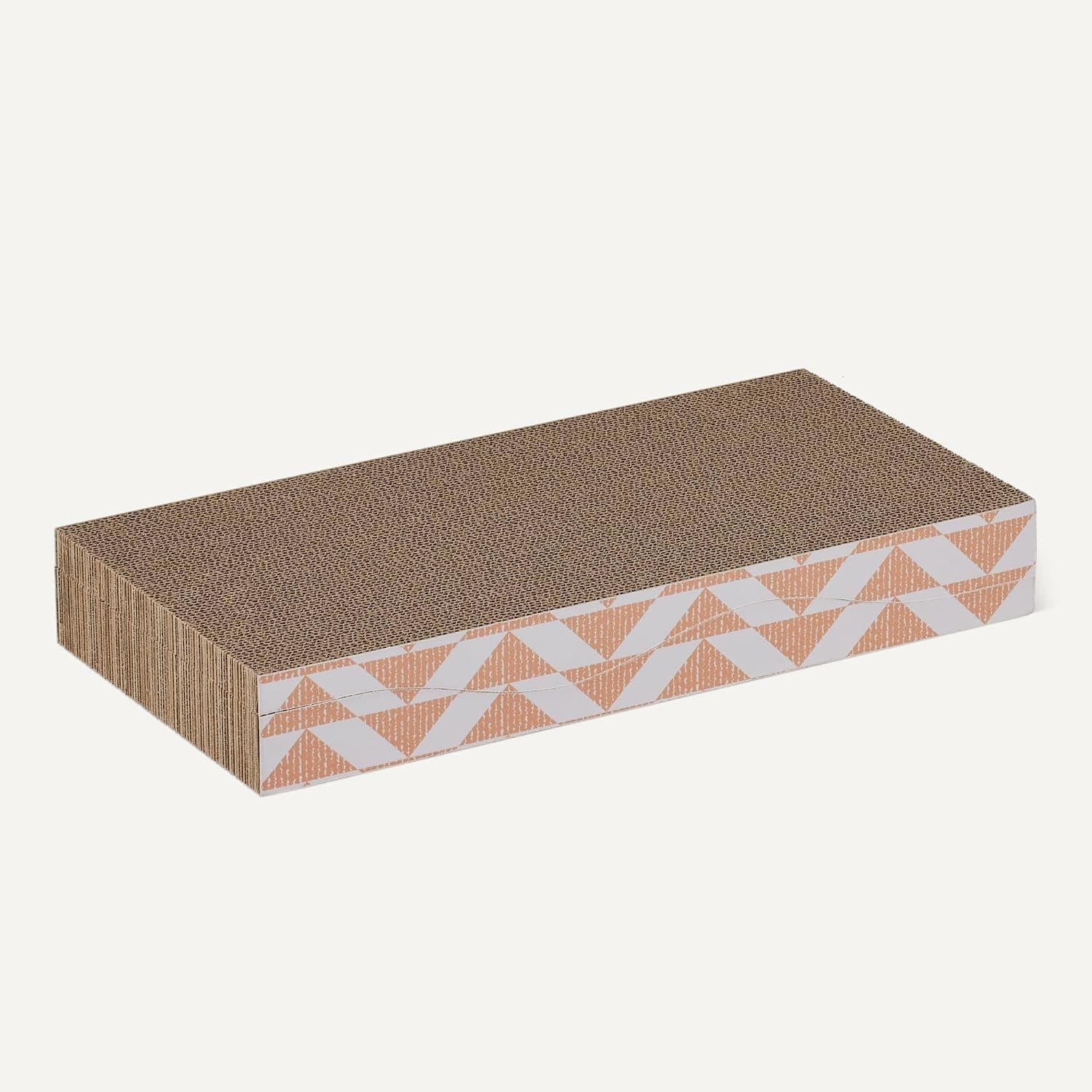 Rascador de cartón para gatos con hierba gatera, pack de 2, foto 3