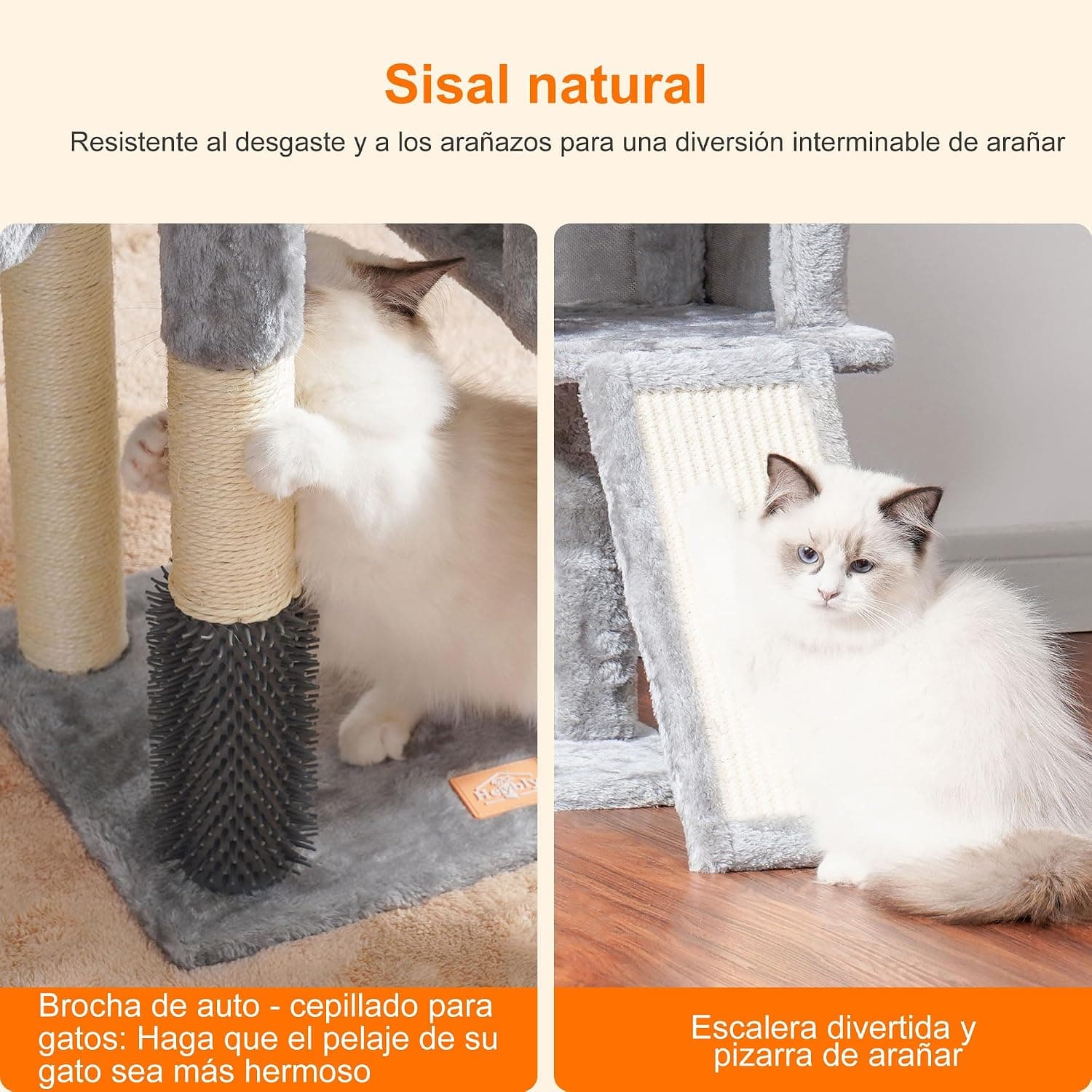 Rascador Heybly con Cepillo de Autoaseo, foto 3