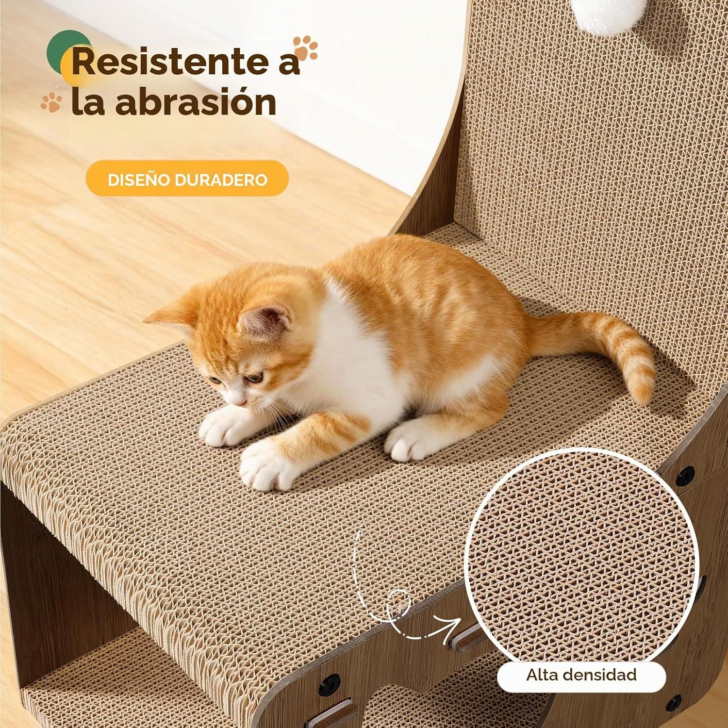 Rascador de Cartón en Forma de Silla Gimars, foto 3