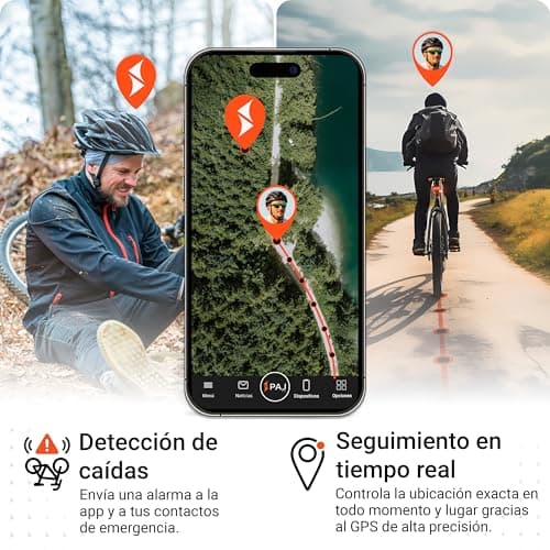 App de localización del rastreador GPS PAJ