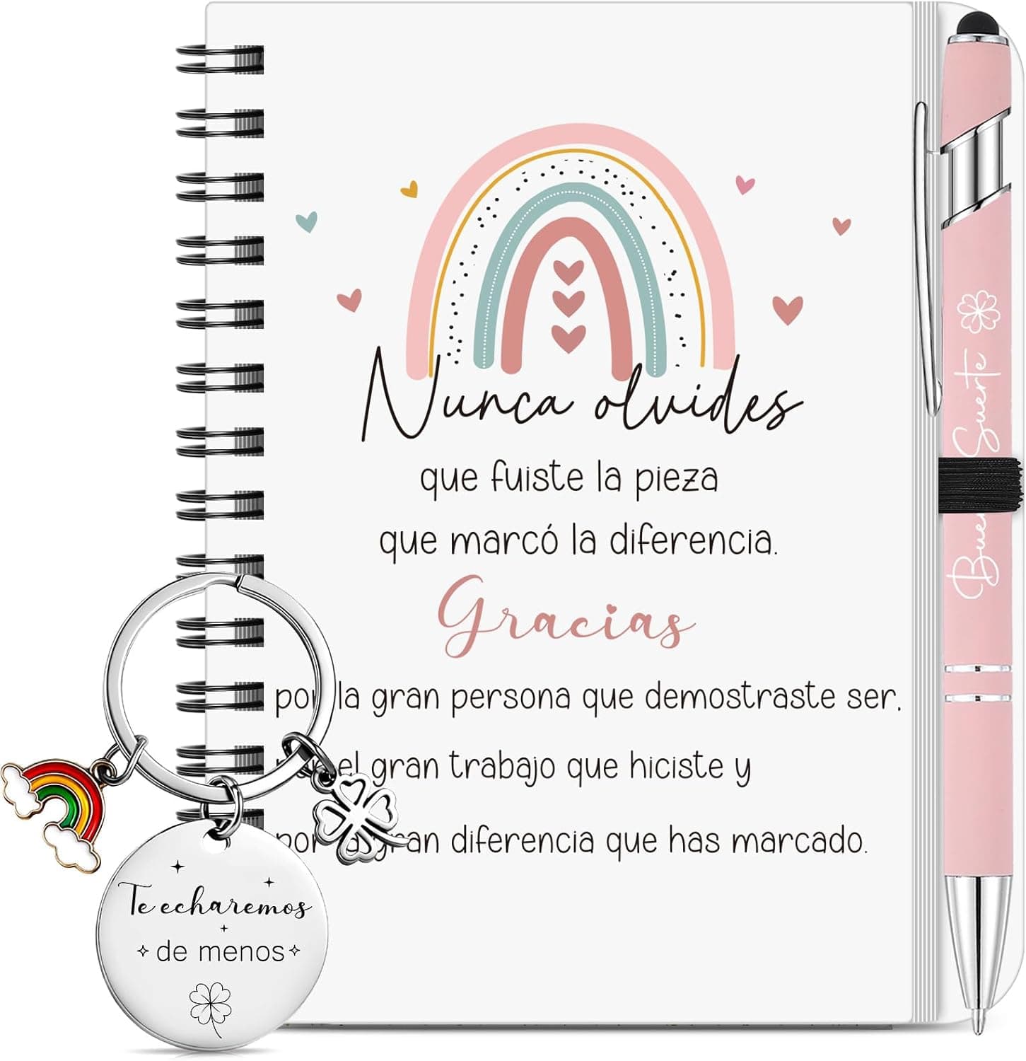 Regalo de agradecimiento para profesora con mensaje de gracias