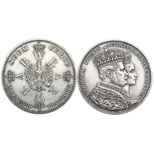 Reverso de la moneda con el retrato