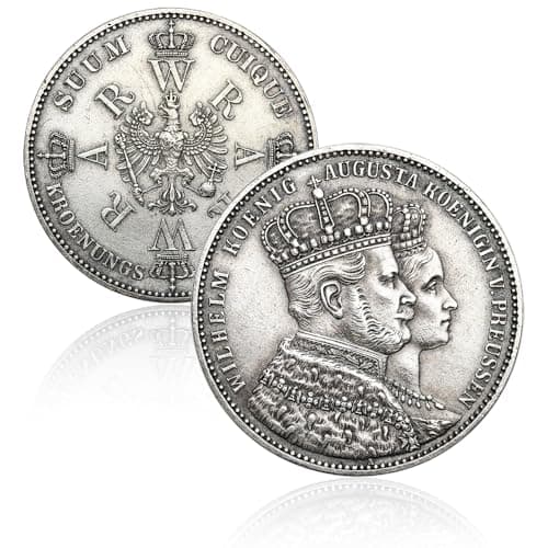 Réplica de moneda antigua del Imperio Alemán