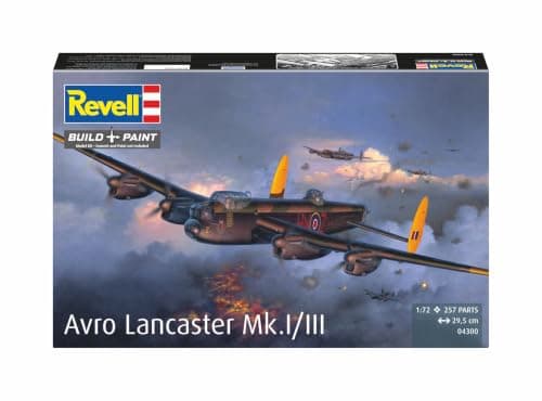Piezas del kit Revell Avro Lancaster