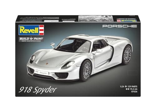 Piezas del kit Revell Porsche 918