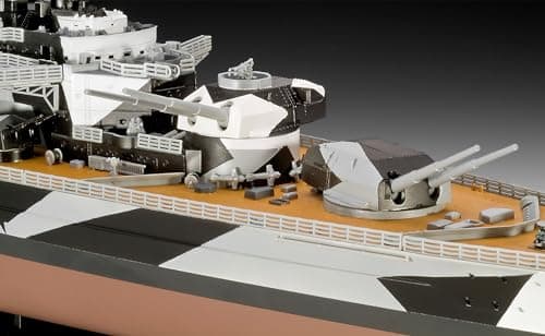 Detalle de la cubierta del Tirpitz en escala 1:350