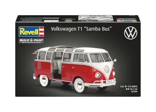 Piezas del kit Revell T1 Samba Bus