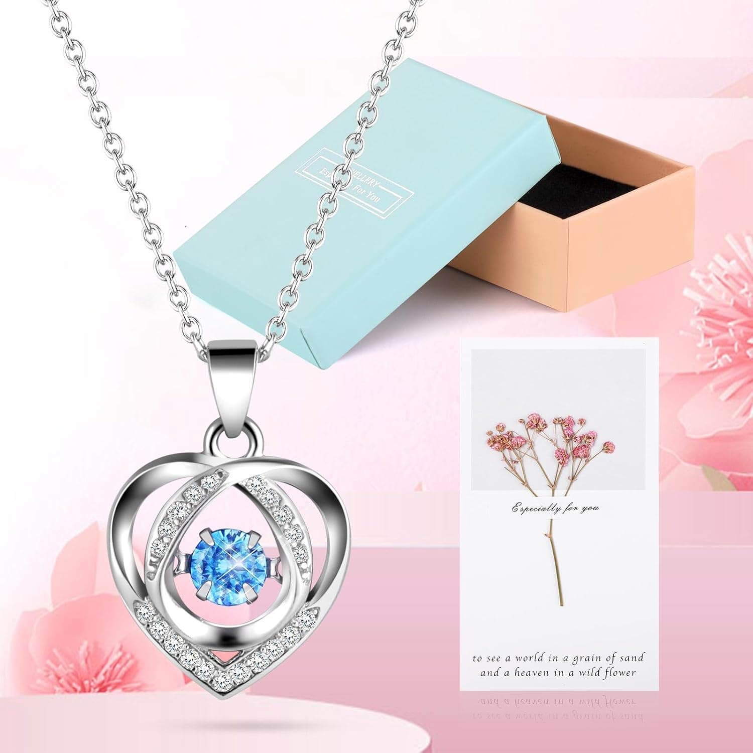 Rosa Eterna con Collar de Plata 925, foto 3