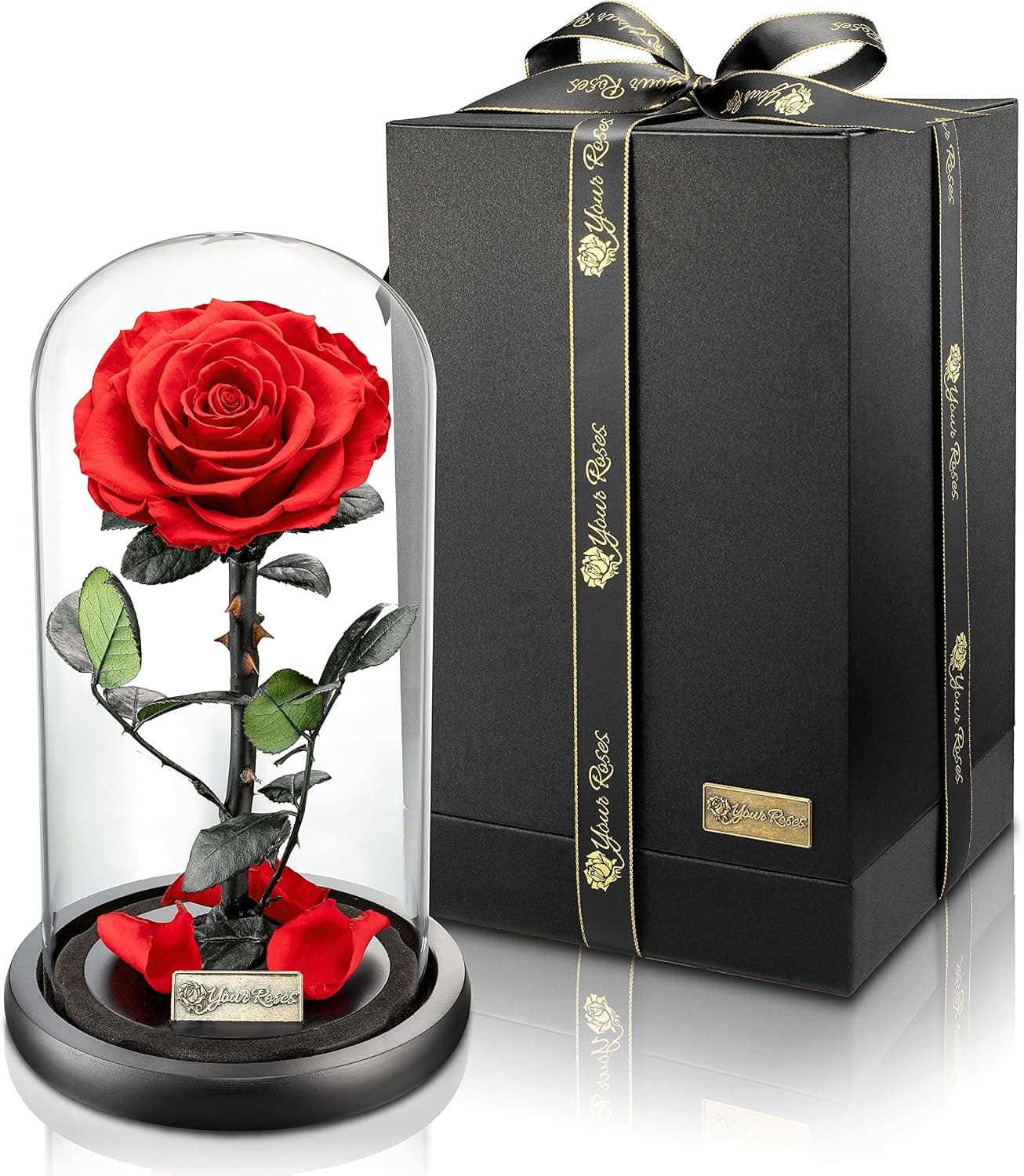 Rosa eterna premium YourRoses en cristal