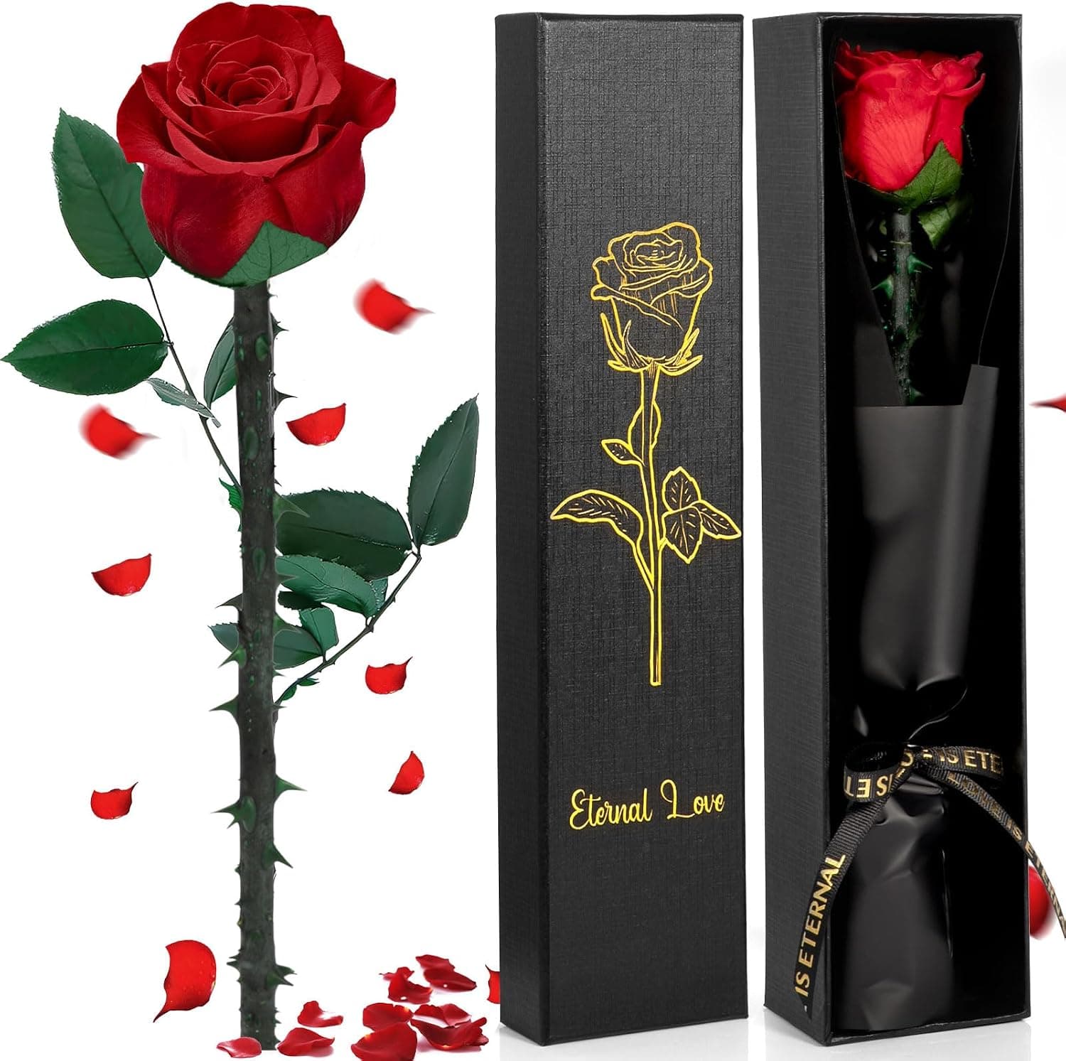 Rosa eterna para San Valentín y cumpleaños