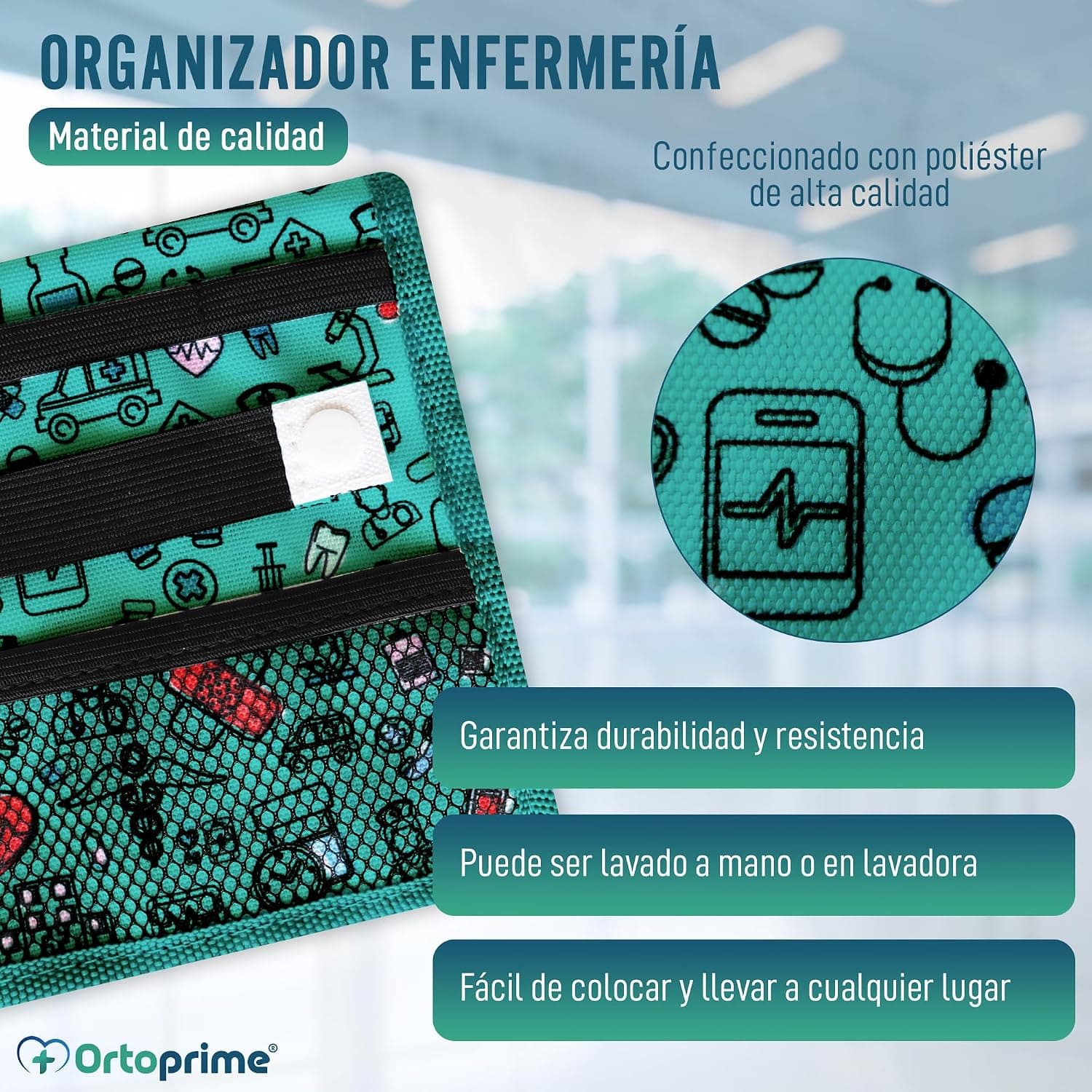 Salvabolsillos de enfermería con más compartimentos OrtoPrime, foto 3