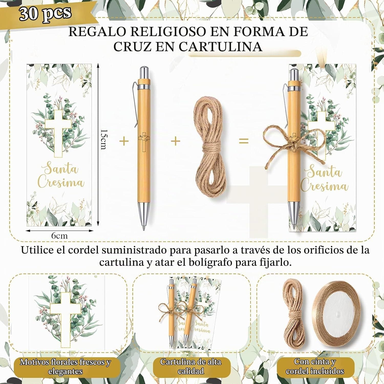 Set de 30 piezas para invitados de confirmación, foto 3