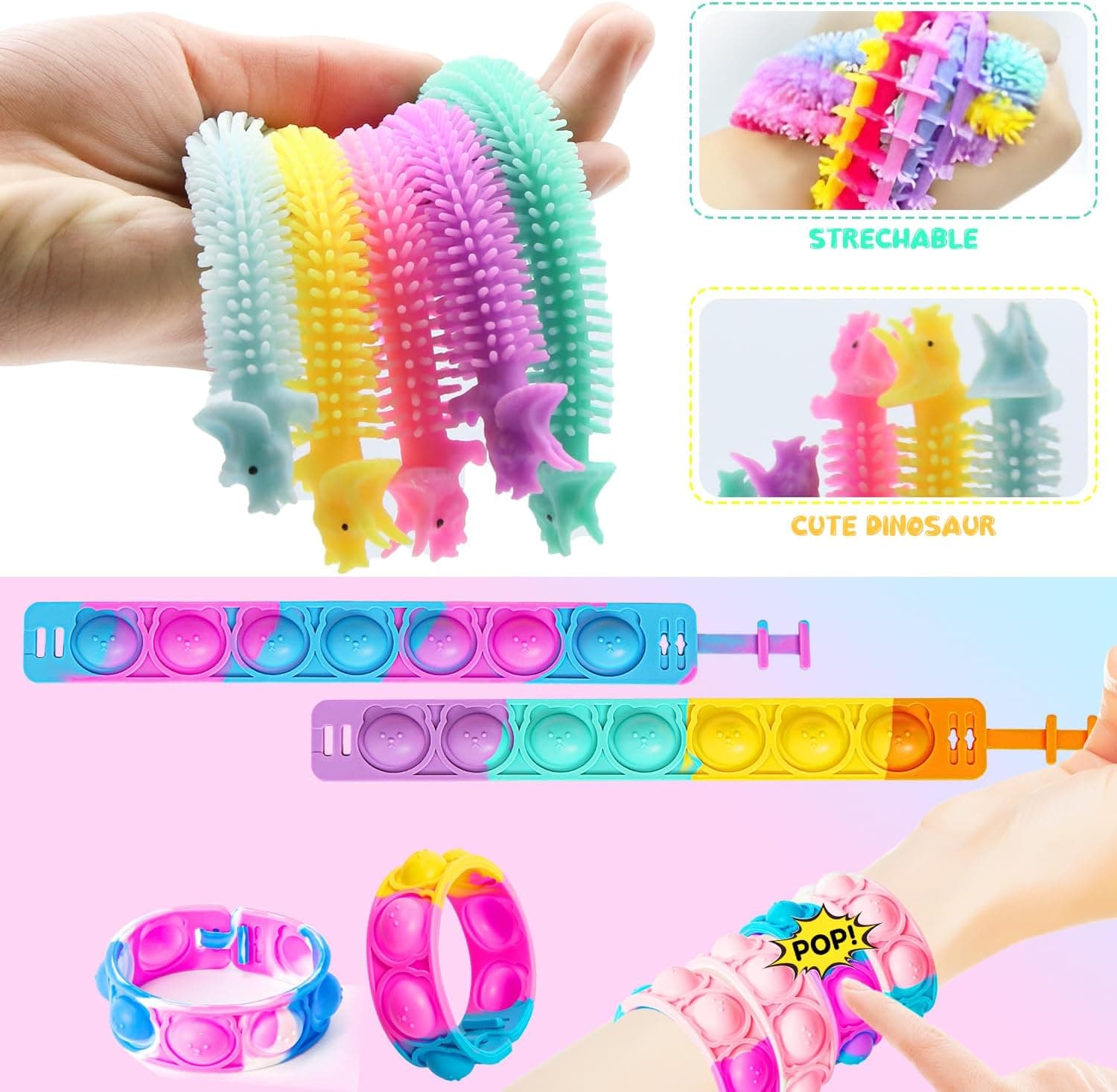 Set de 50 fidget toys antiestrés, foto 3