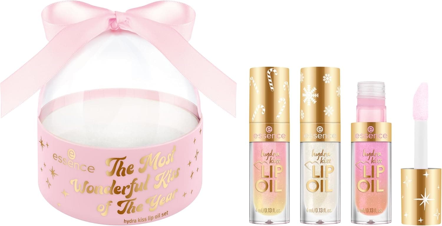 Set de aceite labial essence de edición navideña