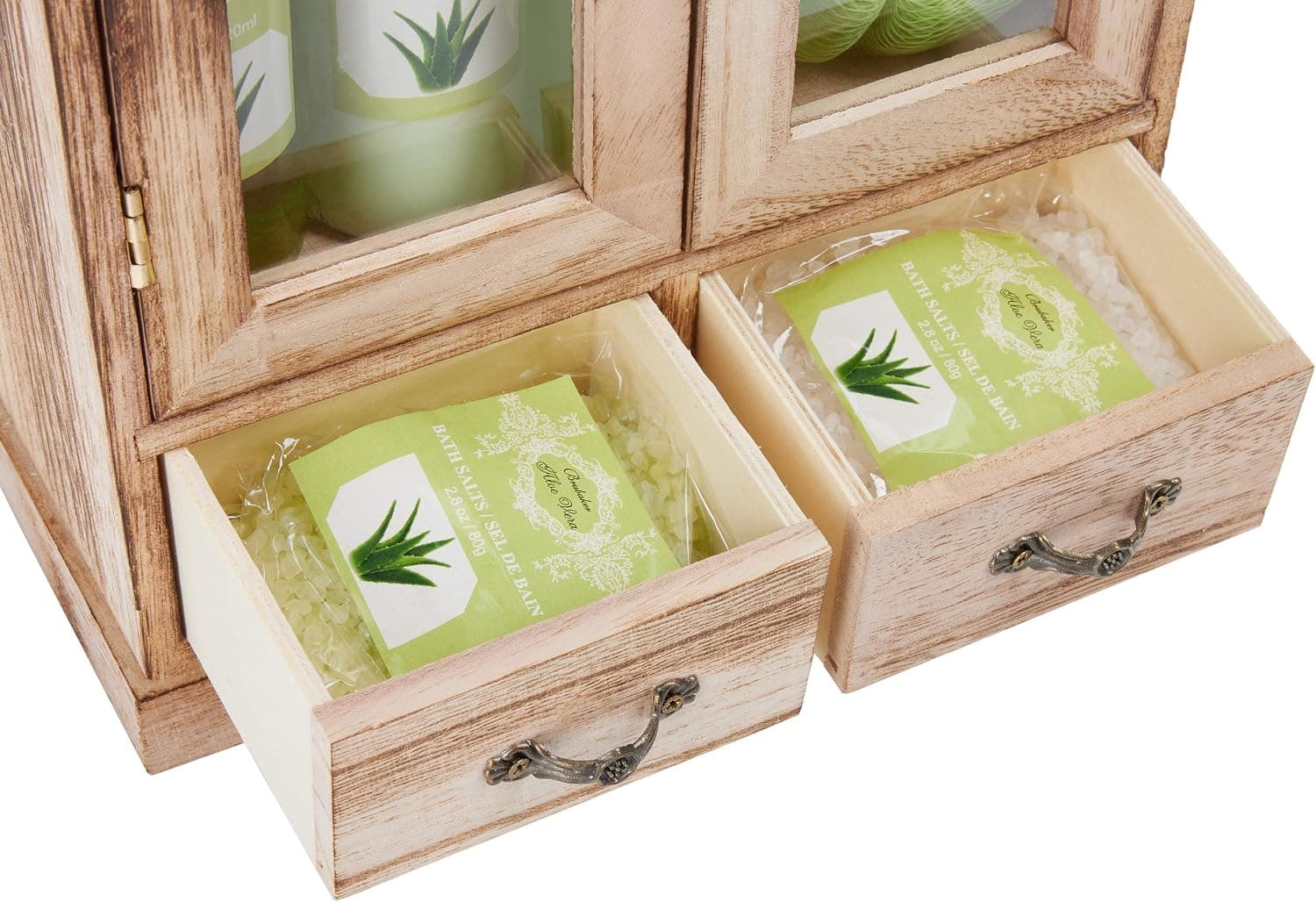 Set de Baño de Aloe Vera en Armario de Madera, foto 3